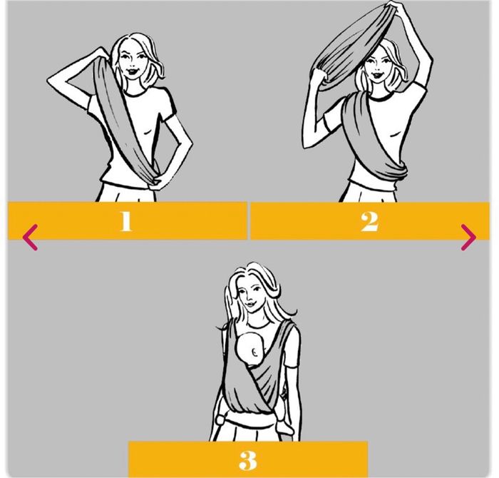 écharpe de portage amazonas carry baby - photo numéro 3