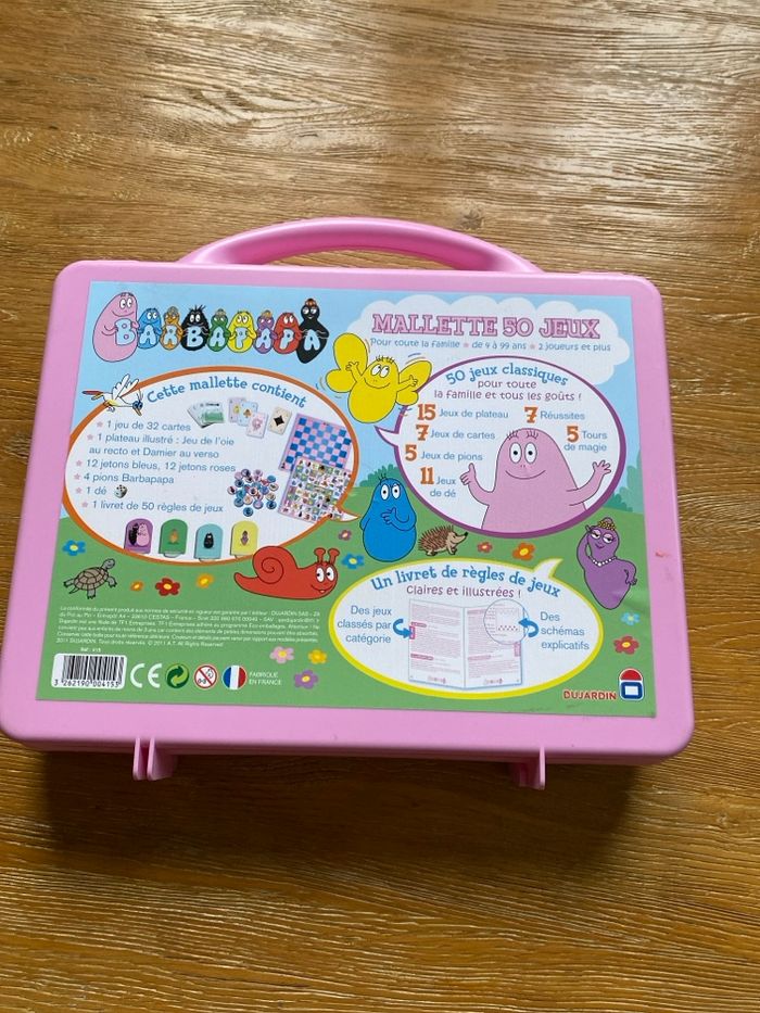 Mallette de 50 jeux Barbapapa Dujardin - photo numéro 2