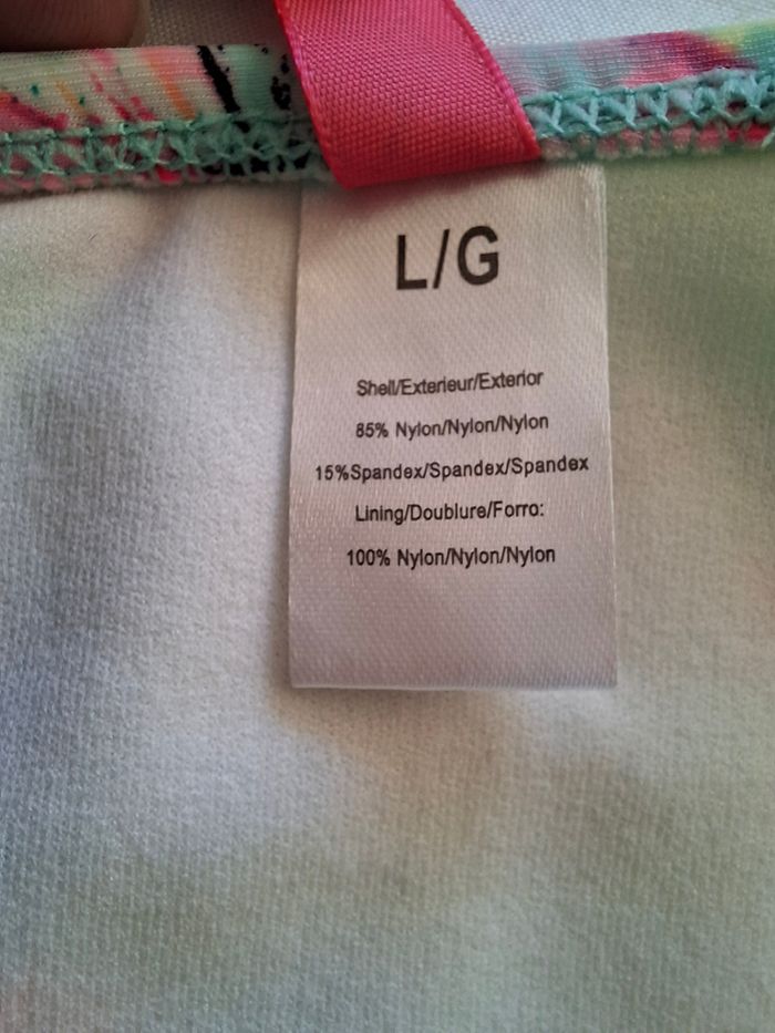 Bas de maillot de bain fleuri femme L - photo numéro 3