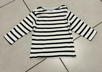 Tee shirts manches longues marinière 6 mois