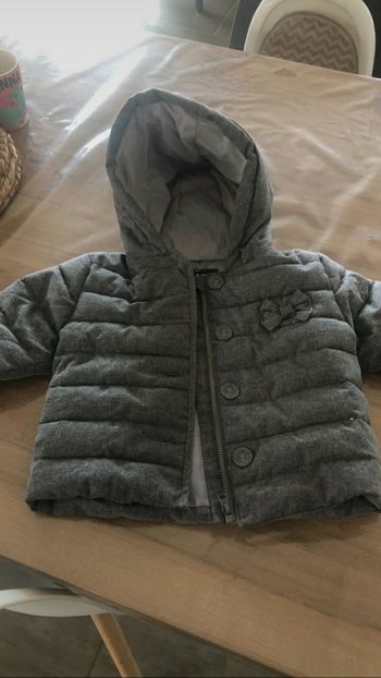 Veste grise pour bébé (fille)