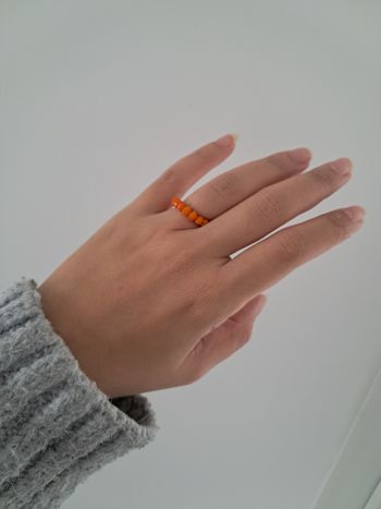 Bague orange