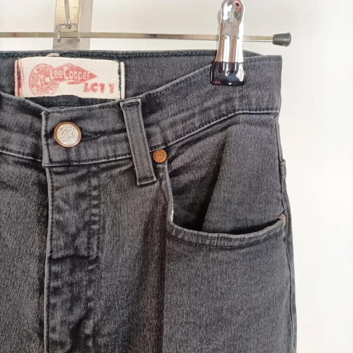 Jean slim gris Lee Cooper LC11 - Taille 40 - Taille haute - Coton stretch A590 - photo numéro 6