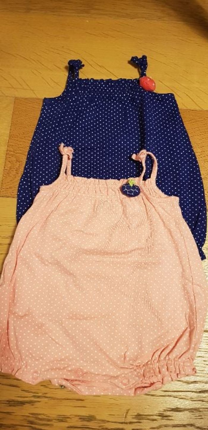 Lot de 2 Barboteuses Neuves Sergent major