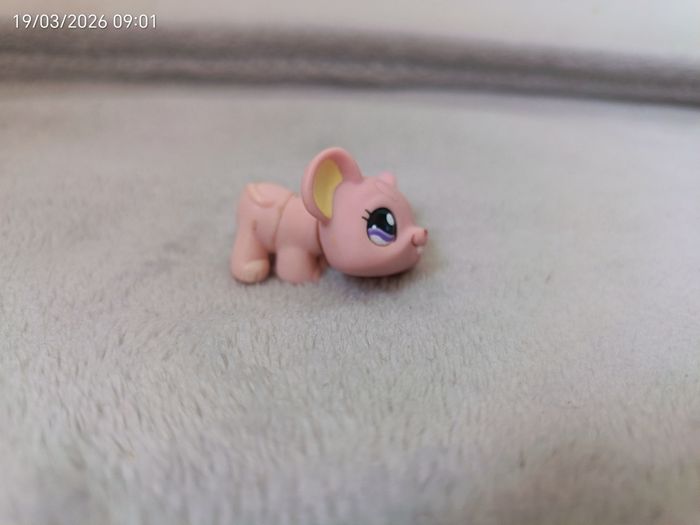 Littlest Pet Shop - Souris Rose #1202 - Authentique Hasbro - photo numéro 1