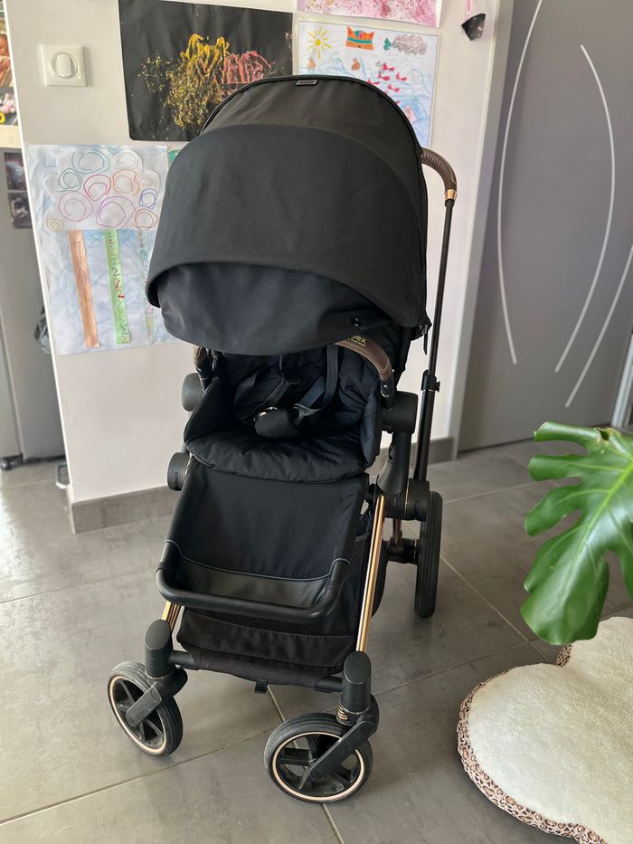 Poussette Priam 3 Cybex Rosegold et noire