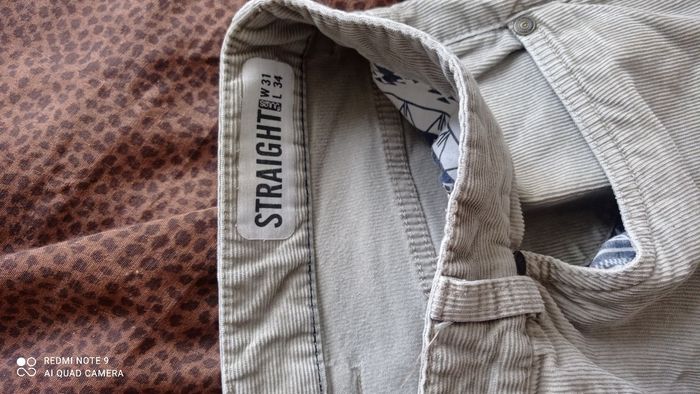 Pantalon en velours beige Jules taille W31 soit 40 France neuf - photo numéro 5