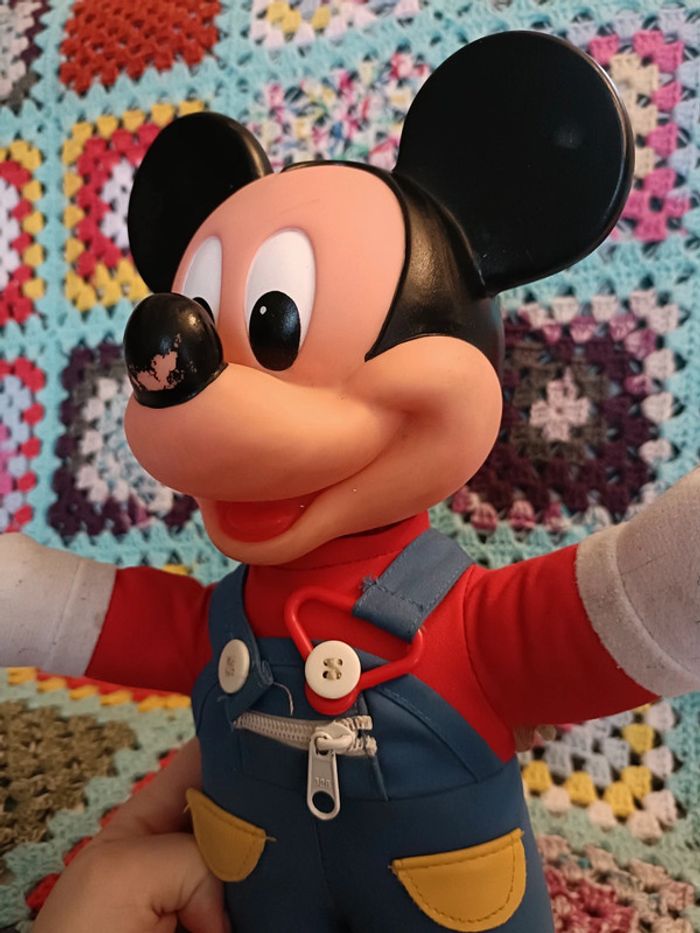 Poupée peluche Mickey vintage - photo numéro 3