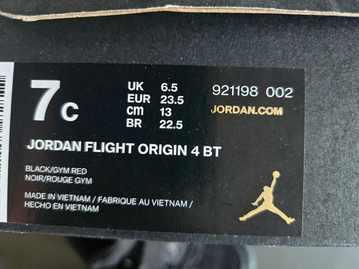 Jordan flight origin 4 bt. 23,5 - photo numéro 7