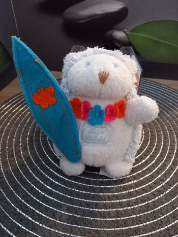 Peluche hérisson tartine et chocolat 13cm