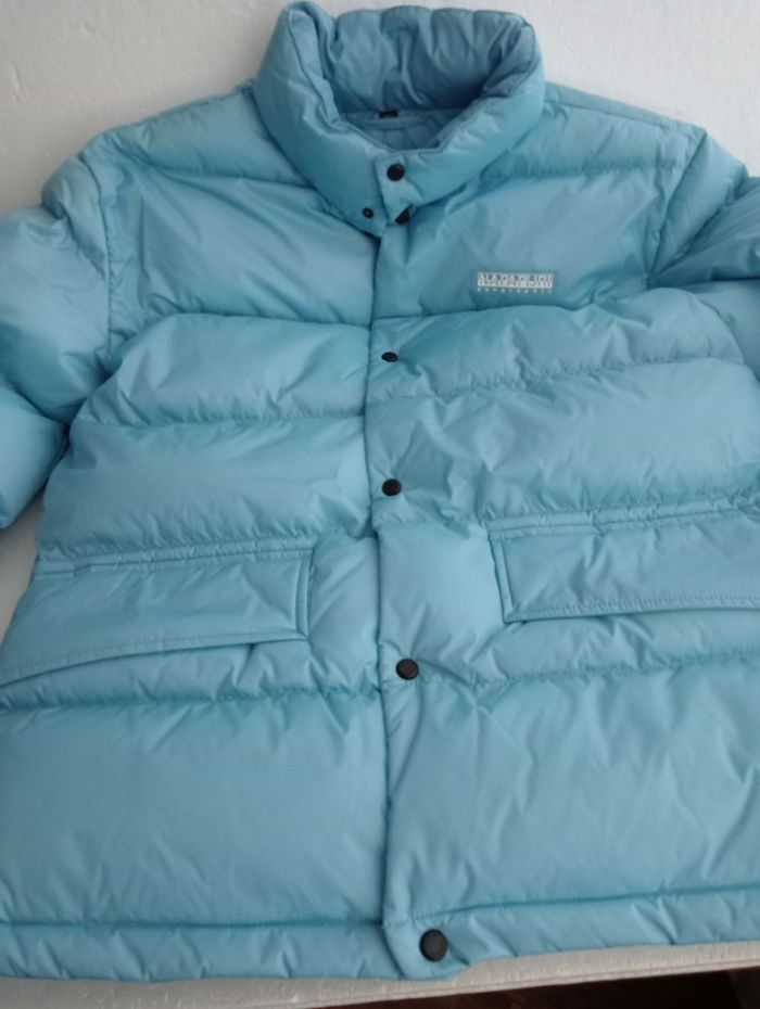 NAPAPIJRI veste bleu clair, automne/hiver, M. Neuve.
