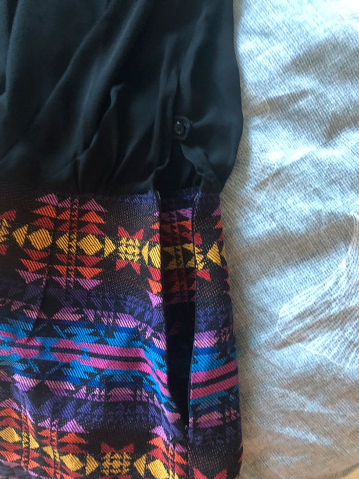 Robe Betty London Noire et multicolore - photo numéro 2