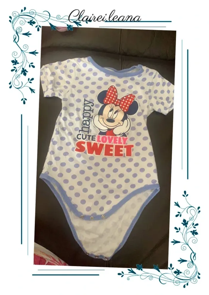 🛑bodies minnie taille 23mois🛑