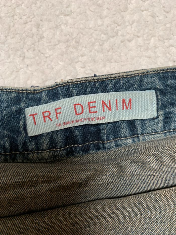 Jupe en jeans TRF Denim Taille 38 - photo numéro 3