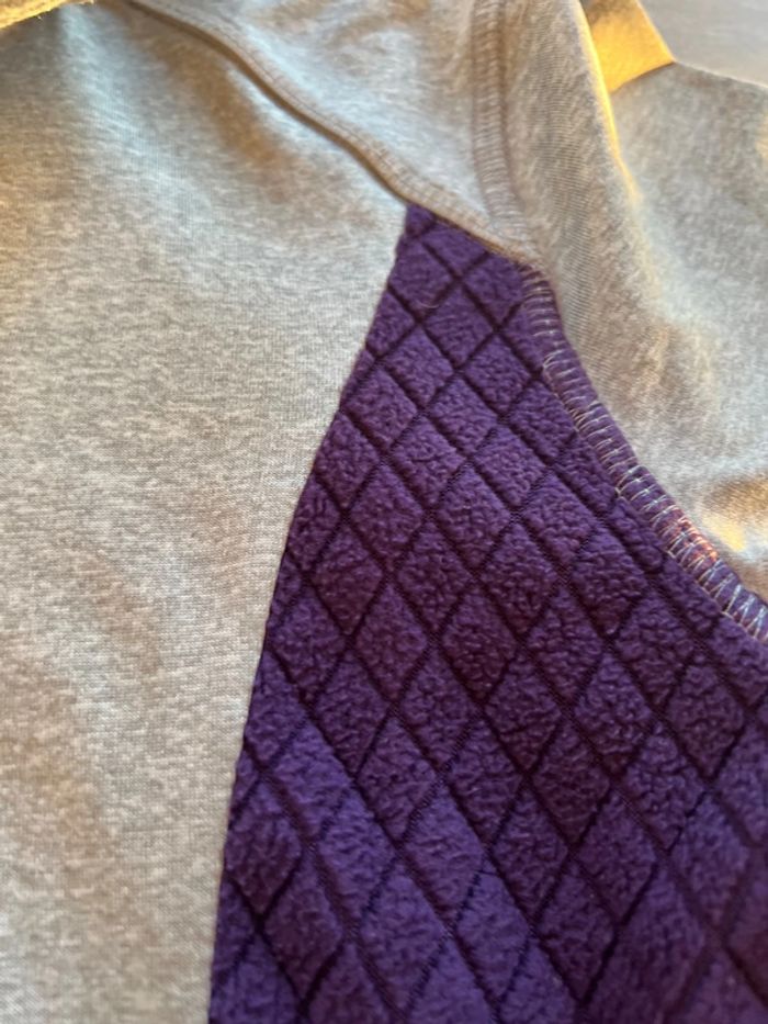 Sweat crivit gris et violet - photo numéro 10