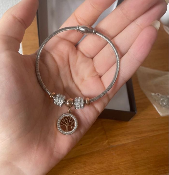 Bracelet acier inoxydable arbre de vie - photo numéro 2