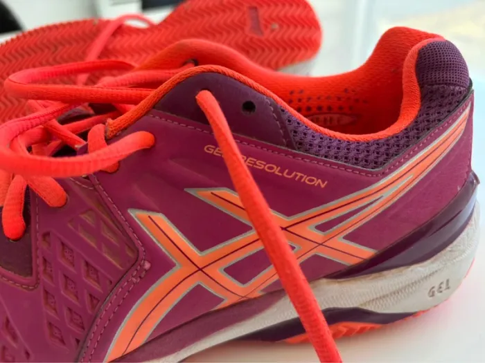 Asics Gel-Resolution 6 - berry/flash coral/plum Asics - photo numéro 2