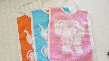 Lot de 3 bavoirs