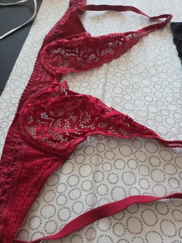 Lot de 3 soutien-gorges bralettes en dentelle - photo numéro 6