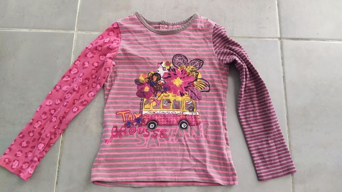 Haut manches longues Catimini fille 4 ans
