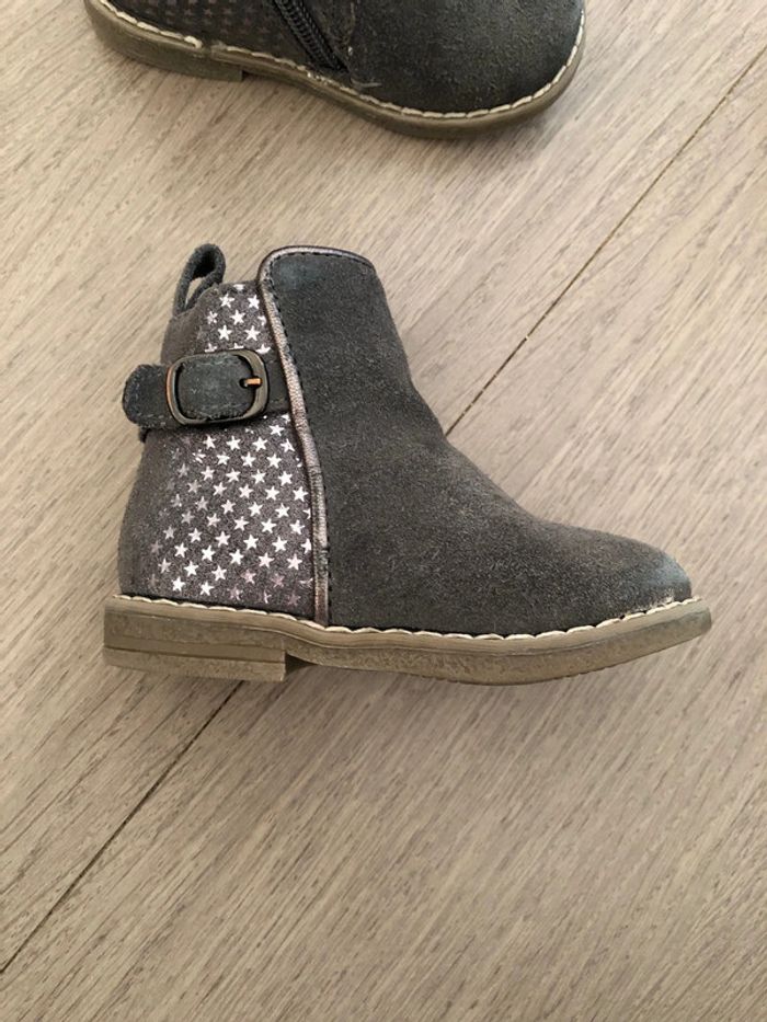 2 paires de bottines fille 20 - photo numéro 7