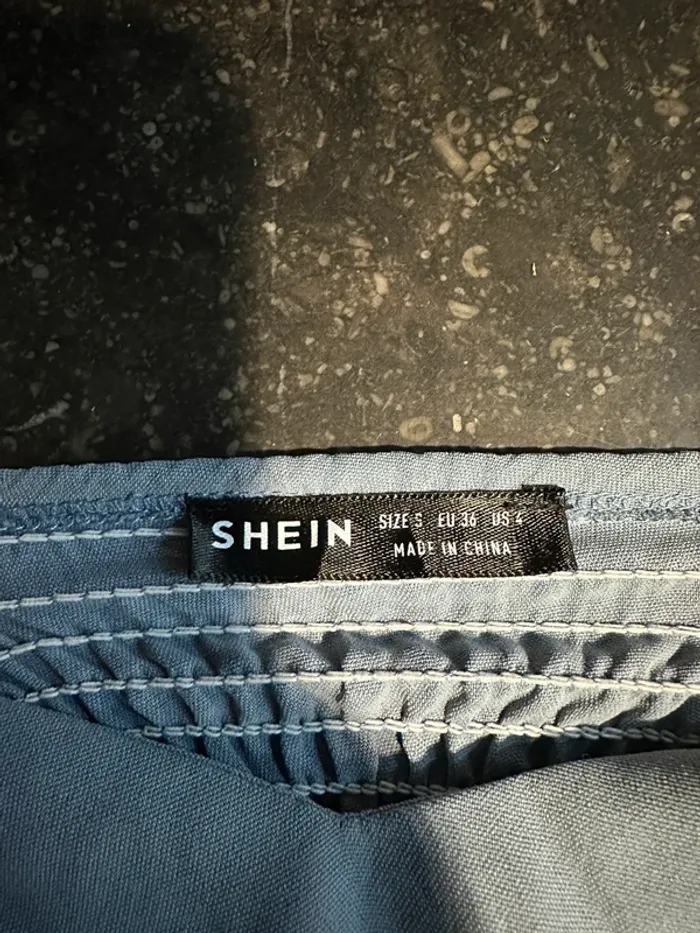 Top à bretelles SHEIN bleu gris S - photo numéro 4