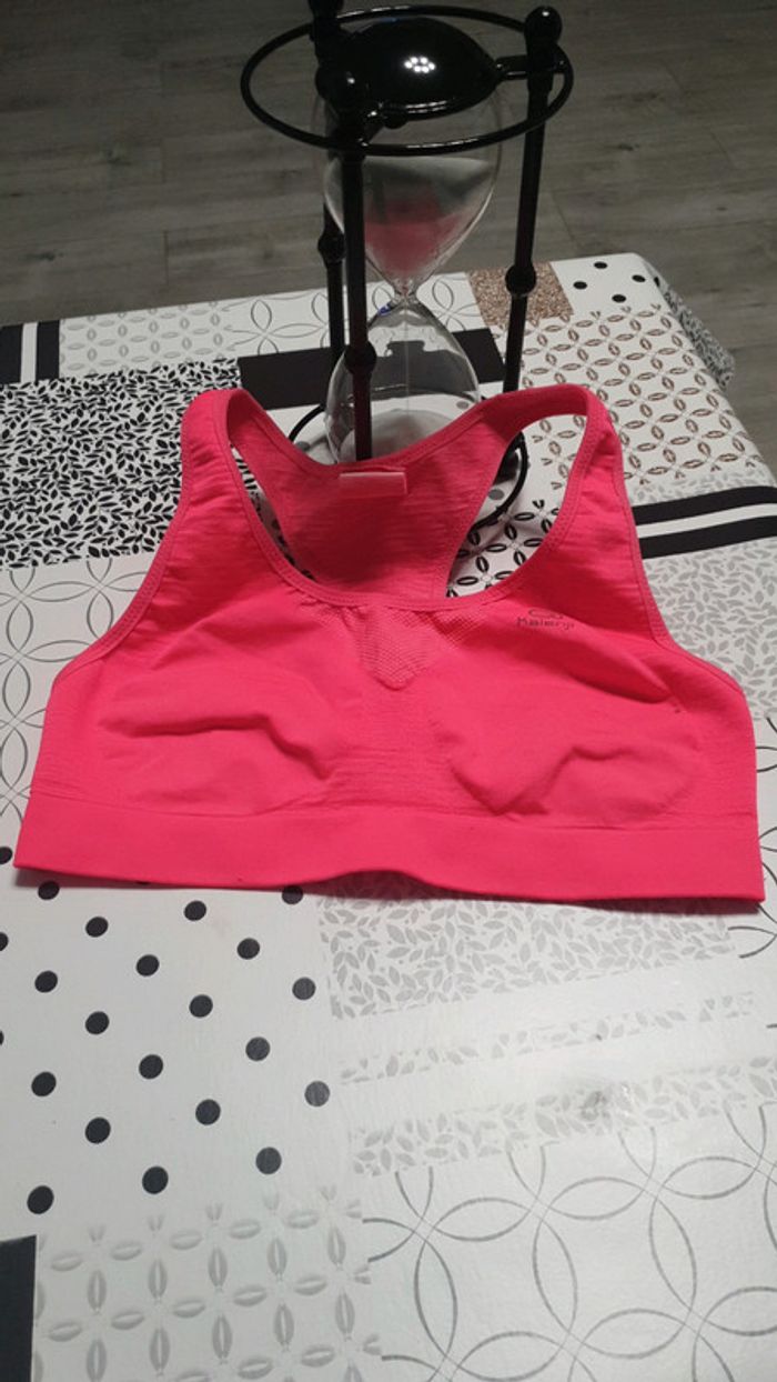 Brassière rose fluo