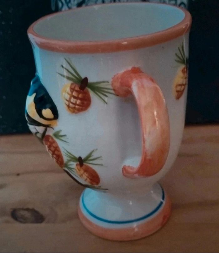 Tasse vintage avec cigale - photo numéro 4