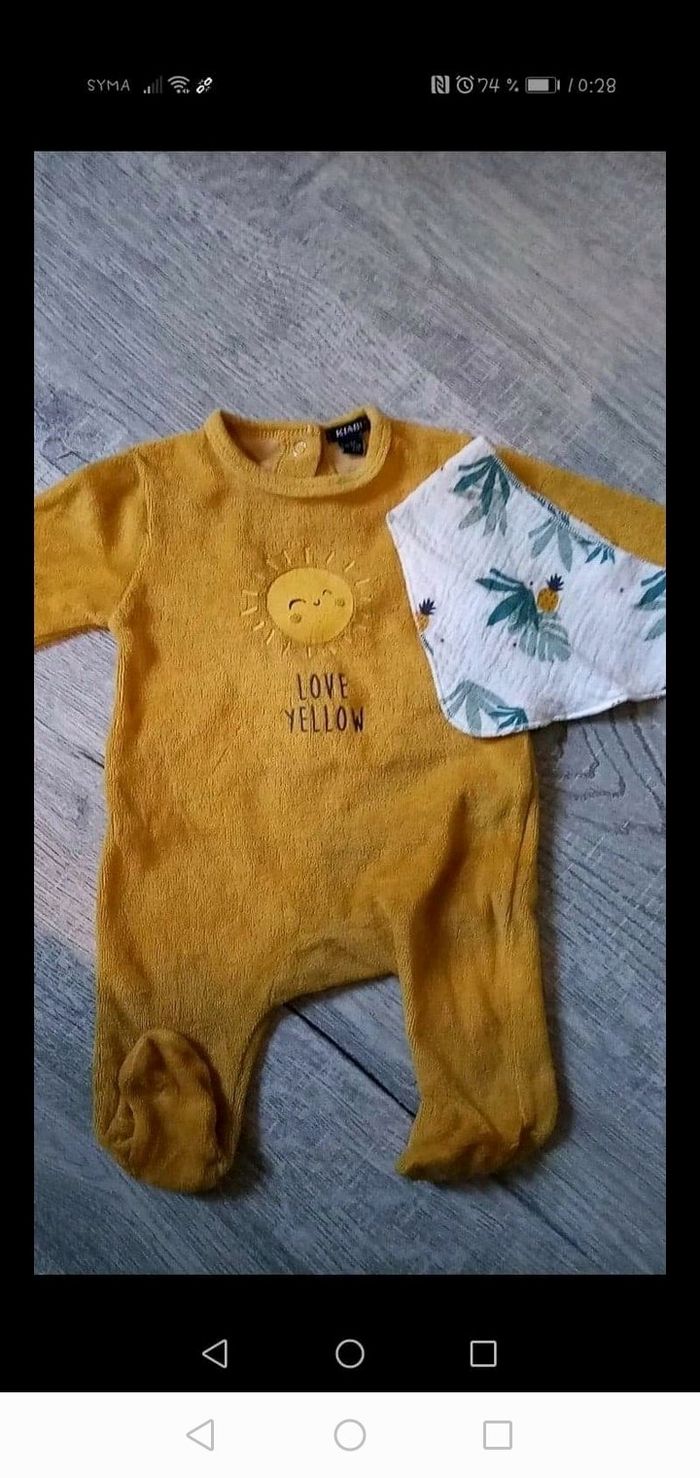 Lots de 5 pyjamas et bavoirs assortis - photo numéro 5