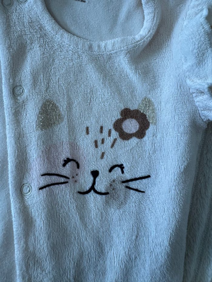 Lot de 2 pyjama - fille - beige et marron - Ochestra - 6 mois - Excellent état - photo numéro 9