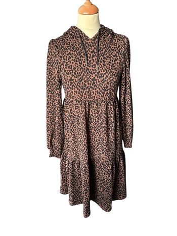 Robe léopard marron