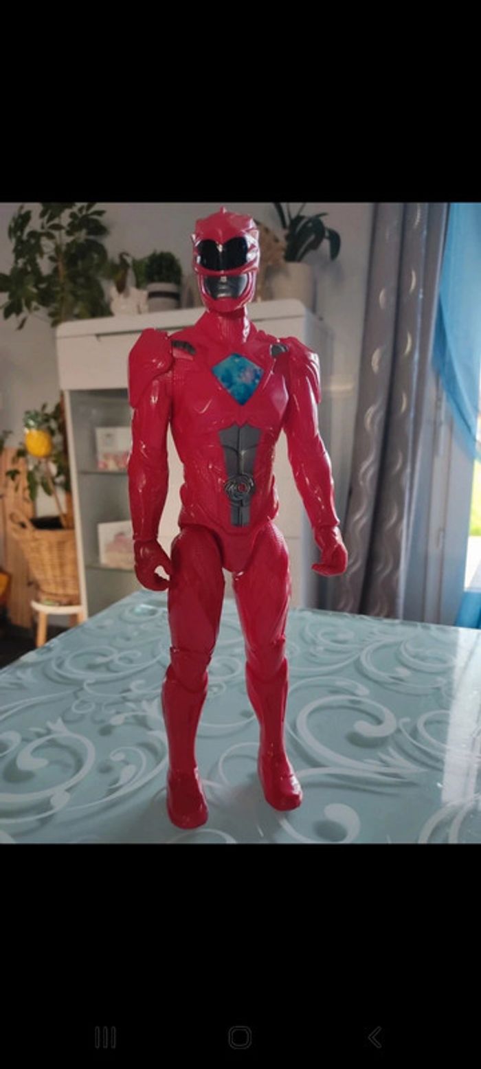 Figurine 30cm power ranger rouge