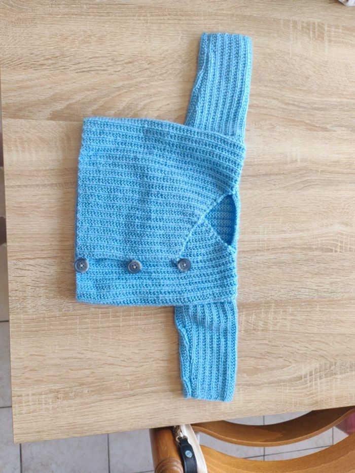 Gilet tricot laine maison