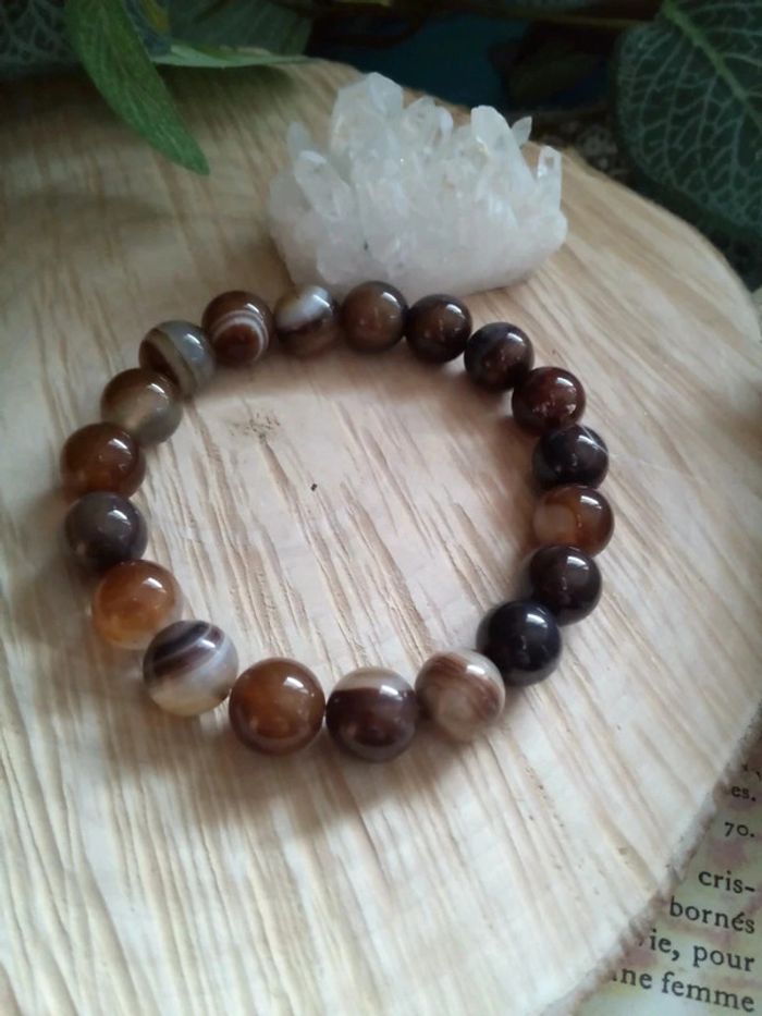 Joli bracelet agate du Botswana