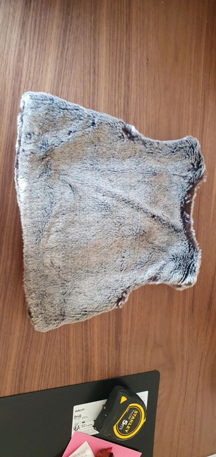 Colete pêlo cinzento/ prateado 80 cm obaïbi - photo numéro 6