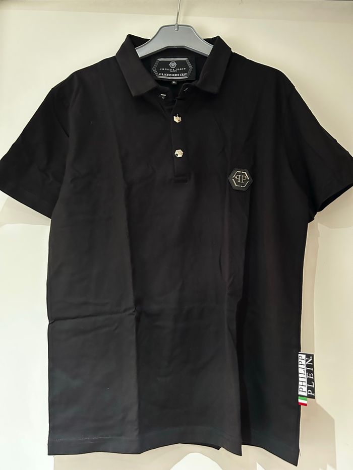 Polo homme Philipp Plein noir