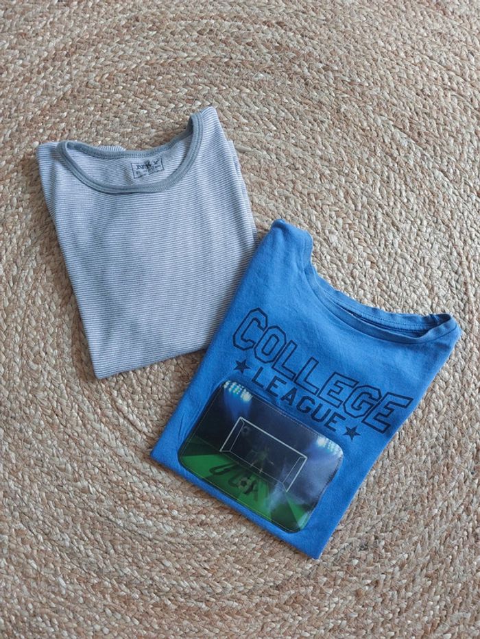 Lot de 2 t-shirts manches courtes 8 ans