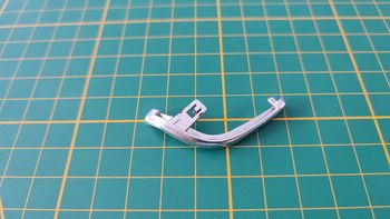 Pare-chocs arrière gauche miniature Bburago Burago Lancia Aurelia B24 Spider 1955 1/18 1/18e #B87