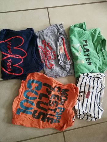 Lot 4 de t-shirts manches longues