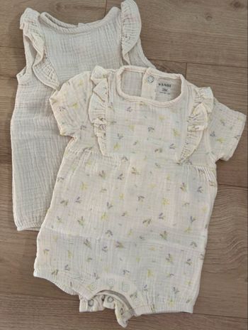 Lot de deux barboteuses 