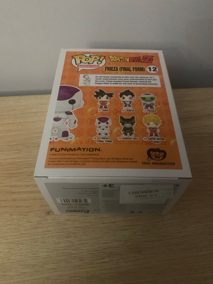 Funko pop DBZ Frieza final form 12 neuve - photo numéro 3