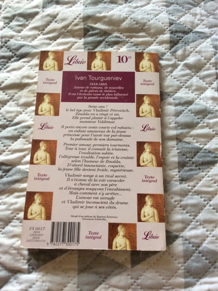 #premier amour Tourgueniev - photo numéro 3