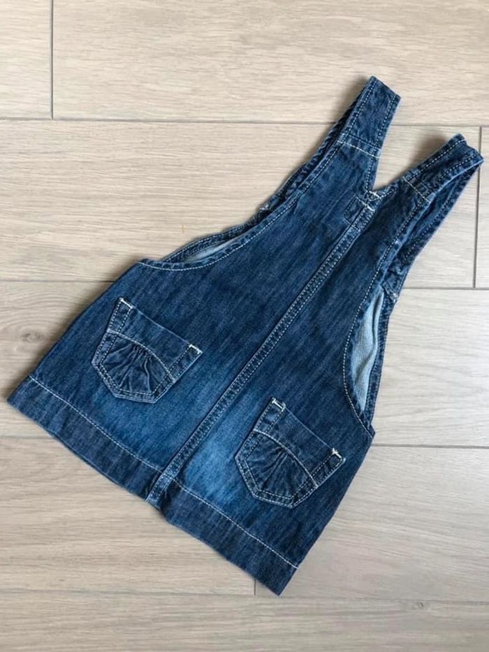 Robe salopette en denim Gap T-18/24 mois - photo numéro 2