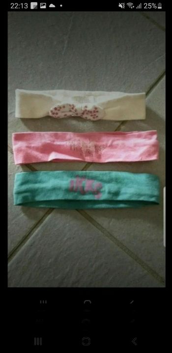 3 bandeaux bébé fille de marque ikks TU