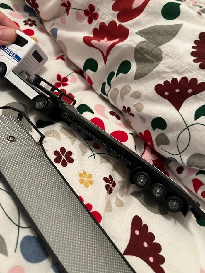 Lot de 2 camions de police