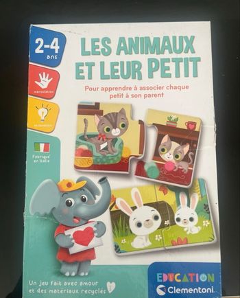 Jeu « les animaux et leurs petits »