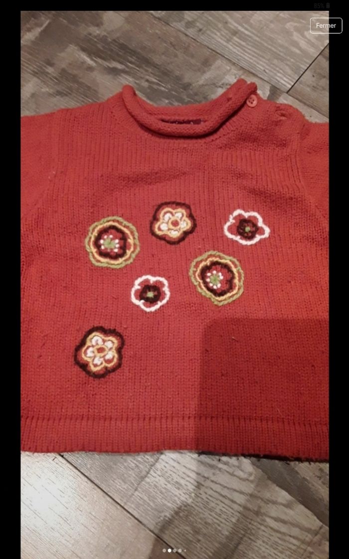 Pull corail - photo numéro 2