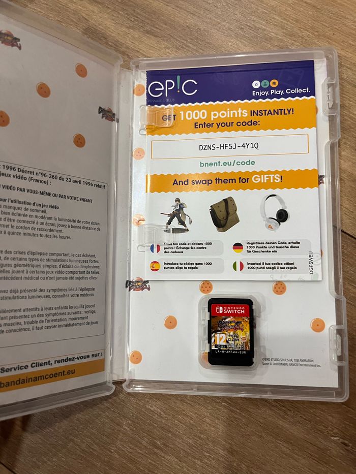 Jeu Nintendo switch dragon ball fighter Z - photo numéro 2