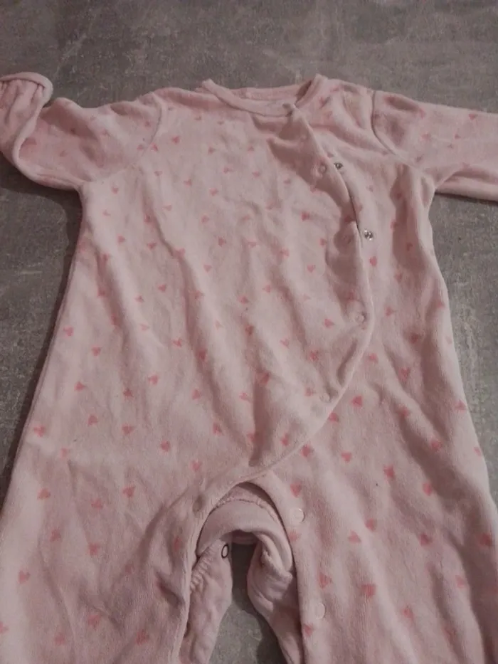 Pyjama grenouillère bébé fille 12 mois - photo numéro 5
