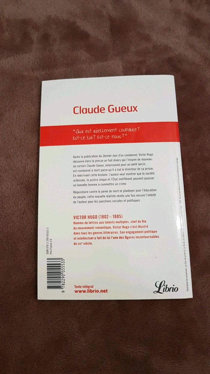 livre "Claude gueux" - photo numéro 2